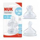 Nuk First Choice+ Θηλή Σιλικόνης 6-18m  2τεμ.