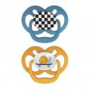 Dr.Brown's Advantage Πιπίλες Σιλικόνης Καρό-Σαλιγκάρι 6-18m 2τεμ.