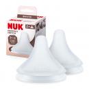 Nuk Perfect Match Θηλή Σιλικόνης Μέγεθος M 3m+ 2τεμ.