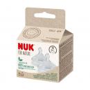 Nuk For Nature Medium Θηλές Σιλικόνης Μεσαίας Ροής  2τμχ