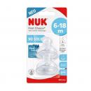 Nuk First Choice Flow Control Θηλή Σιλικόνης 6-18m  1τεμ.