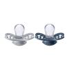 Bibs Supreme Silicone Size 1 Πιπίλες Σιλικόνης 0+ m Cloud/Steel Blue 2τμχ