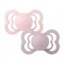 Bibs Supreme Silicone Size 1 Πιπίλες Σιλικόνης 0+ m Blossom/Dusky Lilac 2τμχ