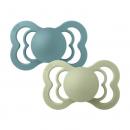 Bibs Supreme Silicone Size 2 Πιπίλες Σιλικόνης 6+ m Island Sea/Sage 2τμχ