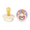 Bibs Colour Natural Rubber Round Size 2 Πιπίλες Καουτσούκ Στρογγυλές 6+m Pin Ivory Hush Mix 2τμχ