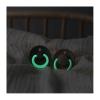Bibs Colour Glow Natural Rubber Round Size 2 Πιπίλες Καουτσούκ Στρογγυλές Νύχτας 6+m Sand/Iron 2 τμχ