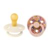 Bibs Liberty Colour Natural Rubber Round Size 1 Πιπίλες Καουτσούκ Στρογγυλές 0+m June Blossom Blush Mix 2 τμχ