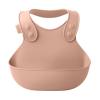 Bibs Overall Dinner Bib Blush Σαλιάρα Αδιάβροχη Με Τσέπη 1 τμχ