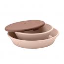 Bibs Mini Meal Dinner Set Blush Σετ Φαγητού 3τμχ