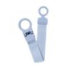 Bibs Pacifier Loop Clip Dusty Blue Κλιπ Πιπίλας Γαλάζιο 1τμχ