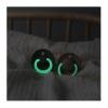 Bibs Colour Glow Natural Rubber Round Size 2 Πιπίλες Καουτσούκ Στρογγυλές Νύχτας 6+m Vanilla/Dark Oak 2τμχ