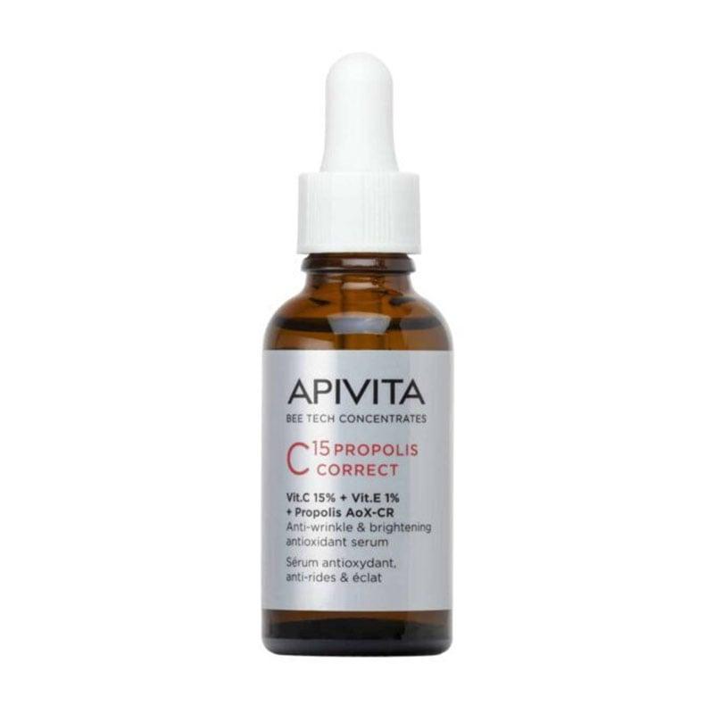 Apivita C15 Propolis Correct Αντιρυτιδικός & Αντιοξειδωτικός Ορός Λάμψης 30ml