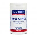 Lamberts Betaine HCI Υδροχλωρική Μπεταΐνη & Πεψίνη 180tabs