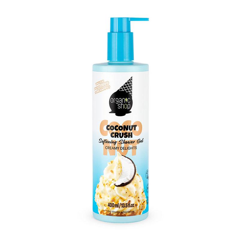 Natura Siberica Organic Shop Coconut Crush Shower Gel Αφρόλουτρο για Ενυδάτωση 400ml