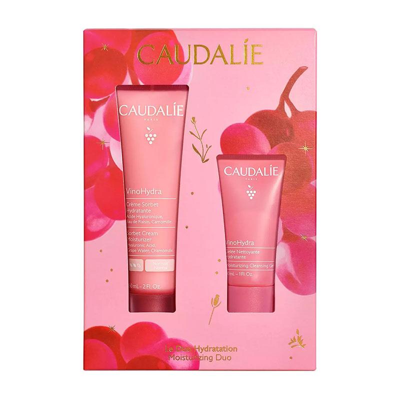 Caudalie Set Moisturizing Duo Vinohydra Cleansing Gel 30ml & Sorbet Cream Moisturizer 60ml