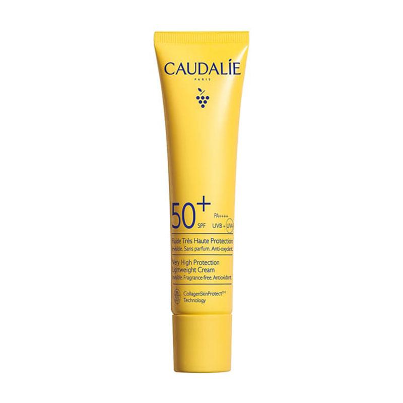 Caudalie Very High Protection Lightweight Cream Αντηλιακή Λεπτόρρευστη Κρέμα Προσώπου Spf50+ 40ml