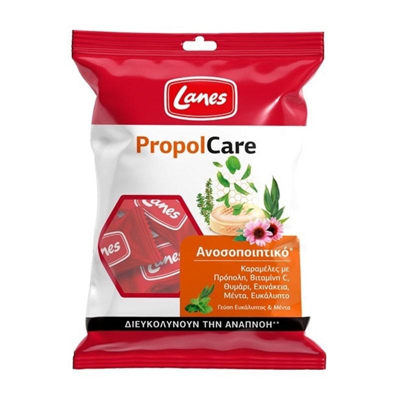 Lanes PropolCare Καραμέλες με Γεύση Ευκάλυπτο & Μέντα 54gr