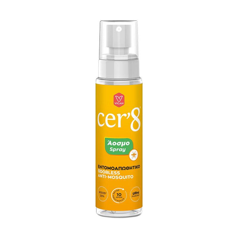 Vican Cer'8 Άοσμο Αντικουνουπικό Spray 100ml