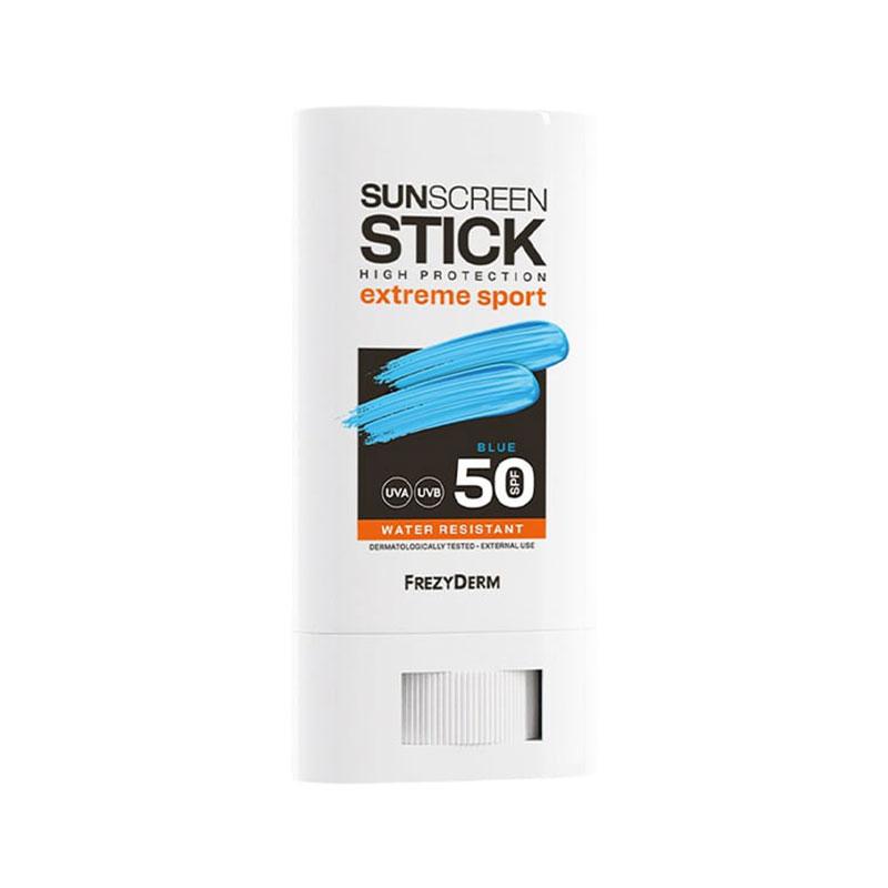Frezyderm Sun Screen Stick Etreme Sport Αντηλιακό Στικ Προσώπου Blue Ιδανικό για Αθλητές Spf50 20ml