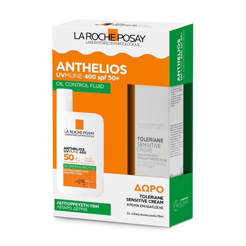 La Roche Posay Promo Anthelios UVMune 400 Oil Control Fluide Αντηλιακή Λεπτόρρευστη Κρέμα Προσώπου για Λιπαρό Δέρμα SPF50+ 50...