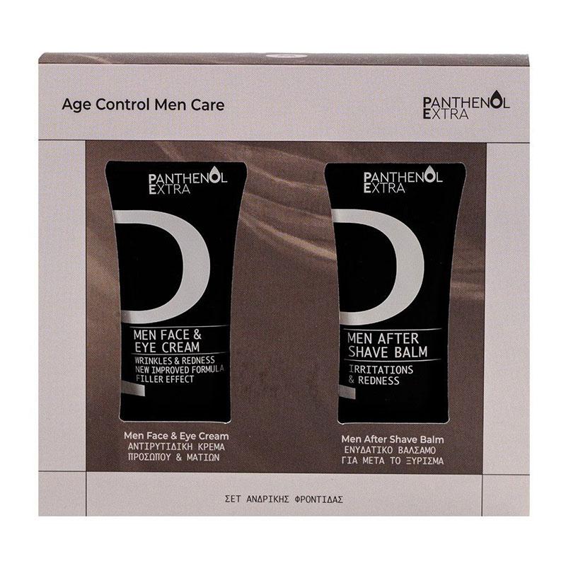 Panthenol Extra Age Control Men Care Αντιρυτιδική Κρέμα Προσώπου & Ματιών 75ml & After Save Βάλσαμο 75ml