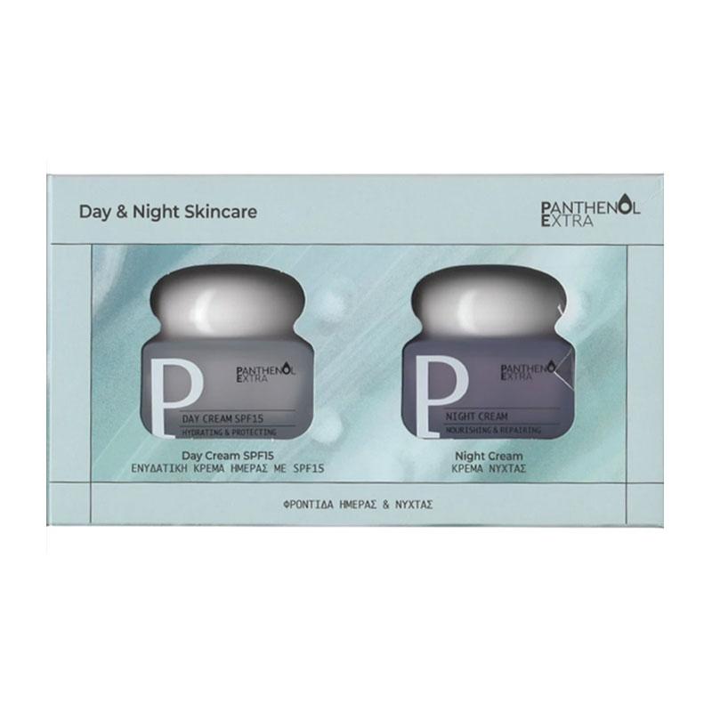 Panthenol Extra Day & Night Skincare Ενυδατική Κρέμα Ημέρας SPF15 50ml & Κρέμα Νύχτας 50ml