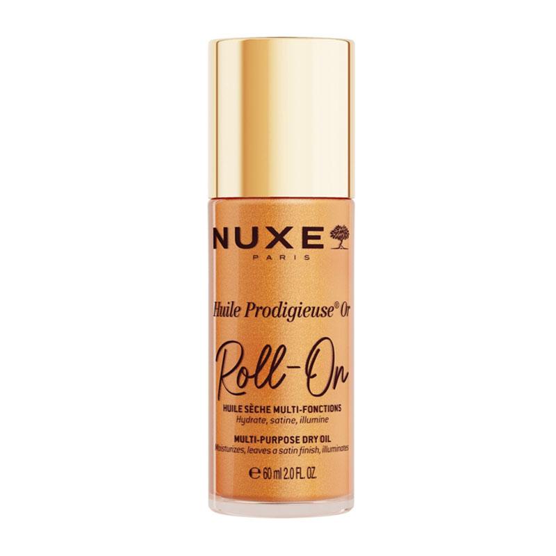 Nuxe Huile Prodigieuse OR Roll-On Multi-Purpose Dry Oil Πολυχρηστικό Ιριδίζον Ξηρό Λάδι 60ml