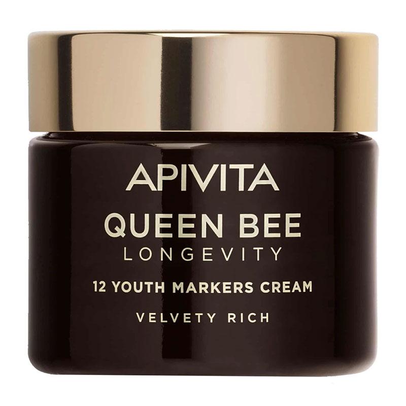 Apivita Queen Bee Longevity Velvety Rich Cream Αντιγηραντική Κρέμα Προσώπου Πλούσιας Υφής 50ml
