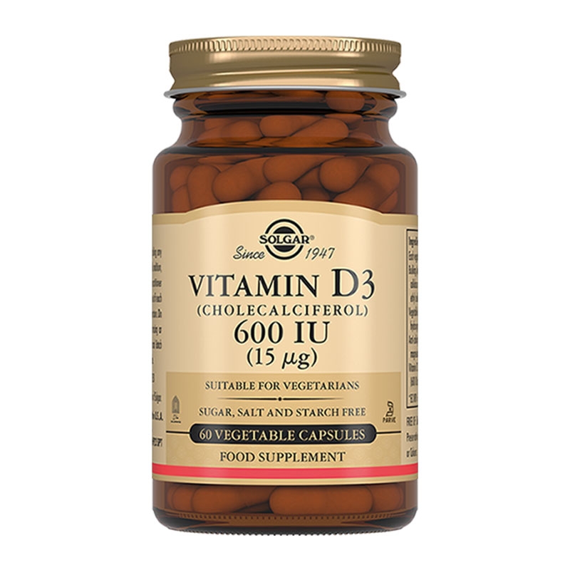 Solgar Vitamin D3 600iu 60caps