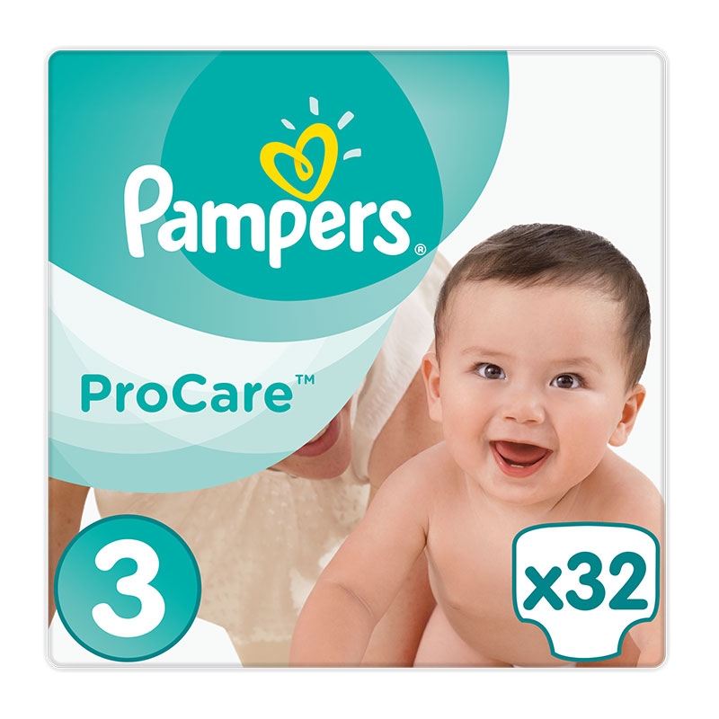 Pampers Πάνες Pro Care Premium Protection No3 (5-9kg) 32τεμ.
