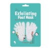 Vican Cettua Clean & Simple Exfoliating Foot Mask Μάσκα Απολέπισης Ποδιών 1 ζευγάρι