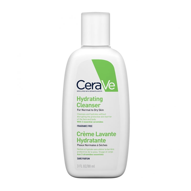 Cerave Hydrating Cleanser Κρέμα Καθαρισμού για Κανονική-Ξηρή Επιδερμίδα 88ml
