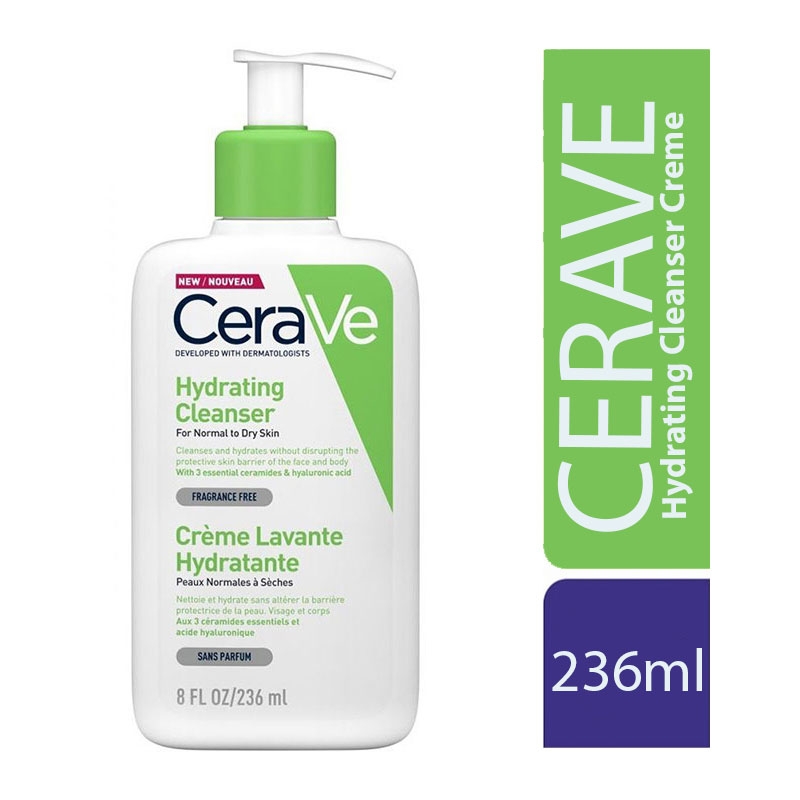 Cerave Hydrating Cleanser Κρέμα Καθαρισμού για Κανονική- Ξηρή Επιδερμίδα 236ml