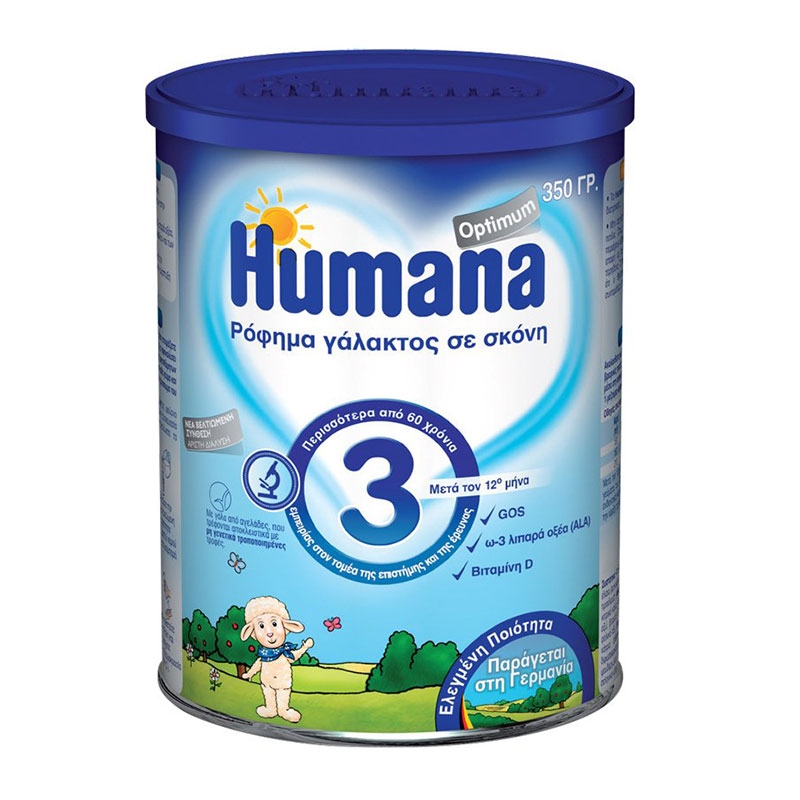 Humana 3 Optimum Βρεφικό Γάλα σε Σκόνη 350gr