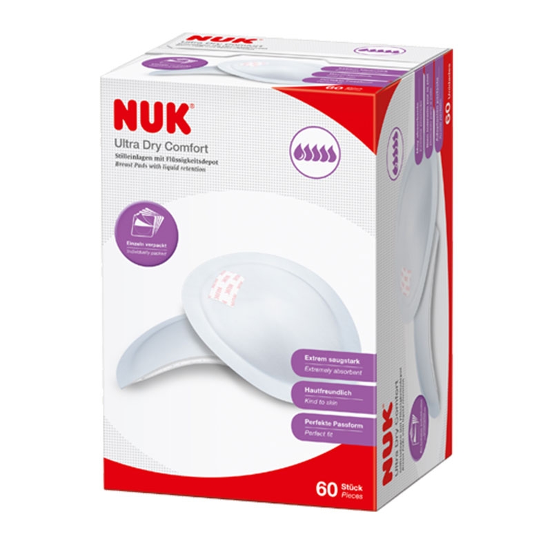 Nuk Ultra Dry Comfort Επιθέματα Στήθους 60τεμ.