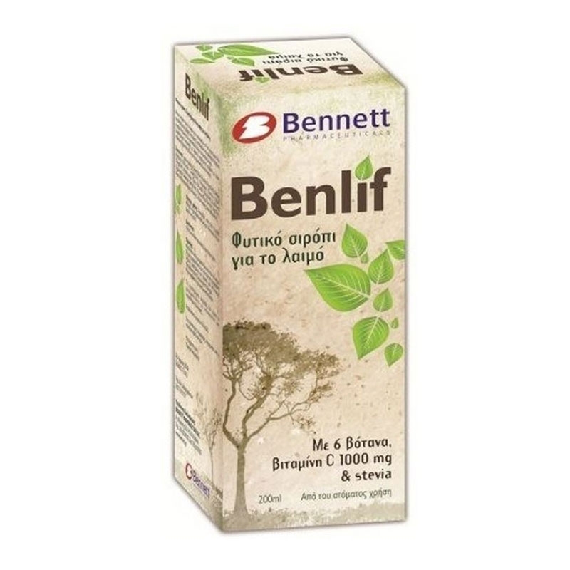 Bennett Benlif Φυτικό Σιρόπι για το Λαιμό 200ml