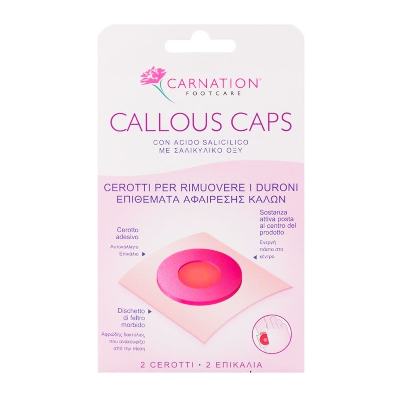 Carnation Callous Caps Γαρυφαλλάκι Επιθέματα Αφαίρεσης Κάλων 2τεμ.