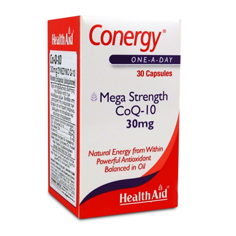 Health Aid - Conergy CoQ-10 30mg 30caps