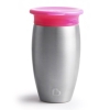 Munchkin Miracle 360° Steel Cup Ανοξείδωτος Θερμός Φούξια 12m+ 296ml