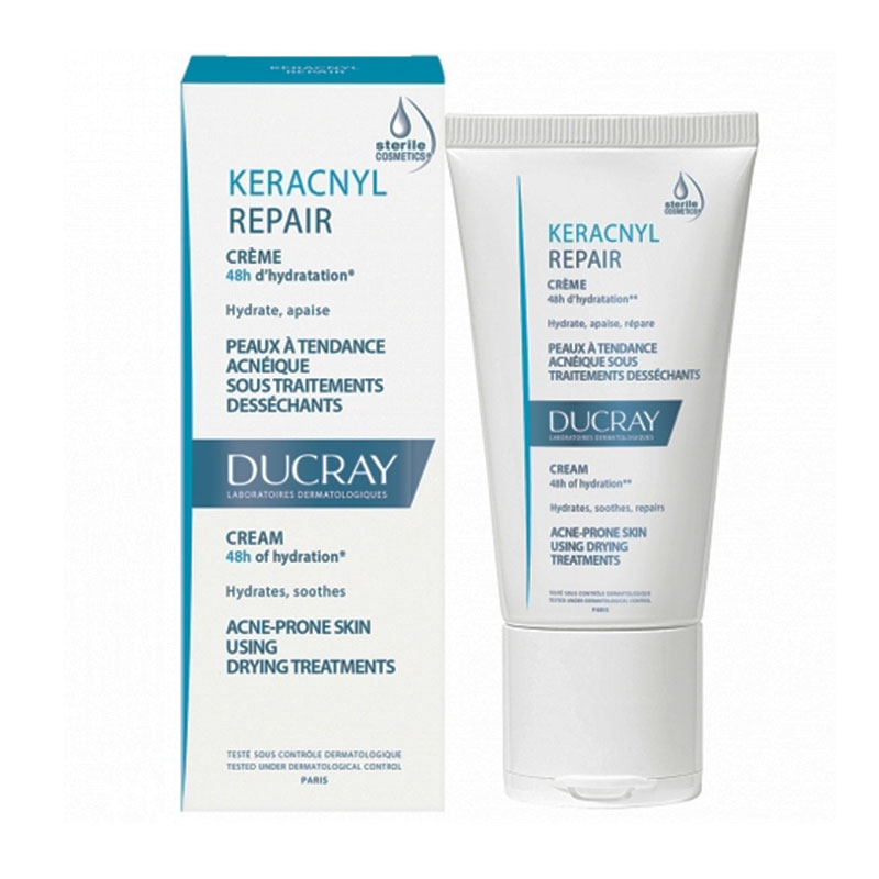 Ducray Keracnyl Repair Cream Acne-Prone Skin 50ml
