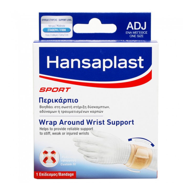 Hansaplast Sport Wrap Around Wrist Support Περικάρπιο One Size 1τμχ It's Care Time Online