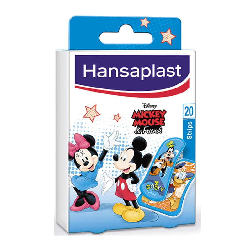 Hansaplast Mickey Mouse & Friends Αυτοκόλλητα Επίθεμα 20τμχ