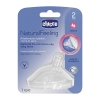 Chicco Θηλή Σιλικόνης Natural Feeling Μέτριας Ροής 2m+ 1τεμ.