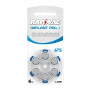 Earplus Rayovac Implant Pro+ 675  6τεμ.