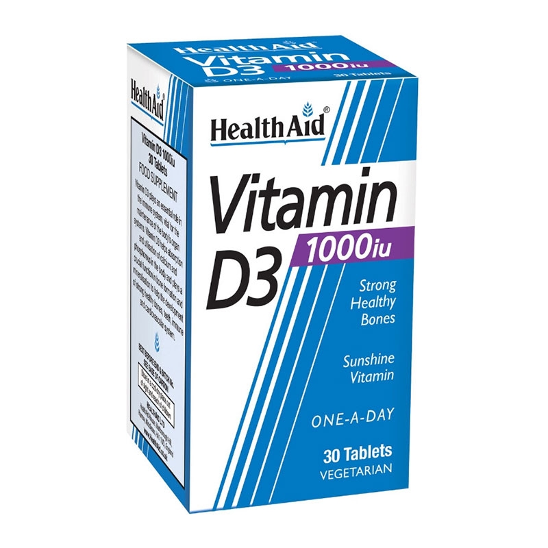 Health Aid Vitamin D3 1000iu 30tabs