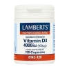 Lamberts Vitamin D3 4000iu 120 κάψουλες