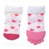 Nuby Teething Socks Κάλτσες με Μασητικό Ροζ 3m+