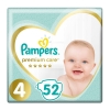 Pampers Πάνες Premium Care Jumbo No 4 (9-14kg) 52 τεμ.