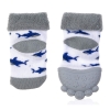 Nuby Teething Socks Κάλτσες με Μασητικό Γκρι 3m+
