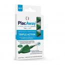 PlacAway Triple Action Μεσοδόντια Βουρτσάκια 0.8mm ISO 5 Πράσινο 6τεμ